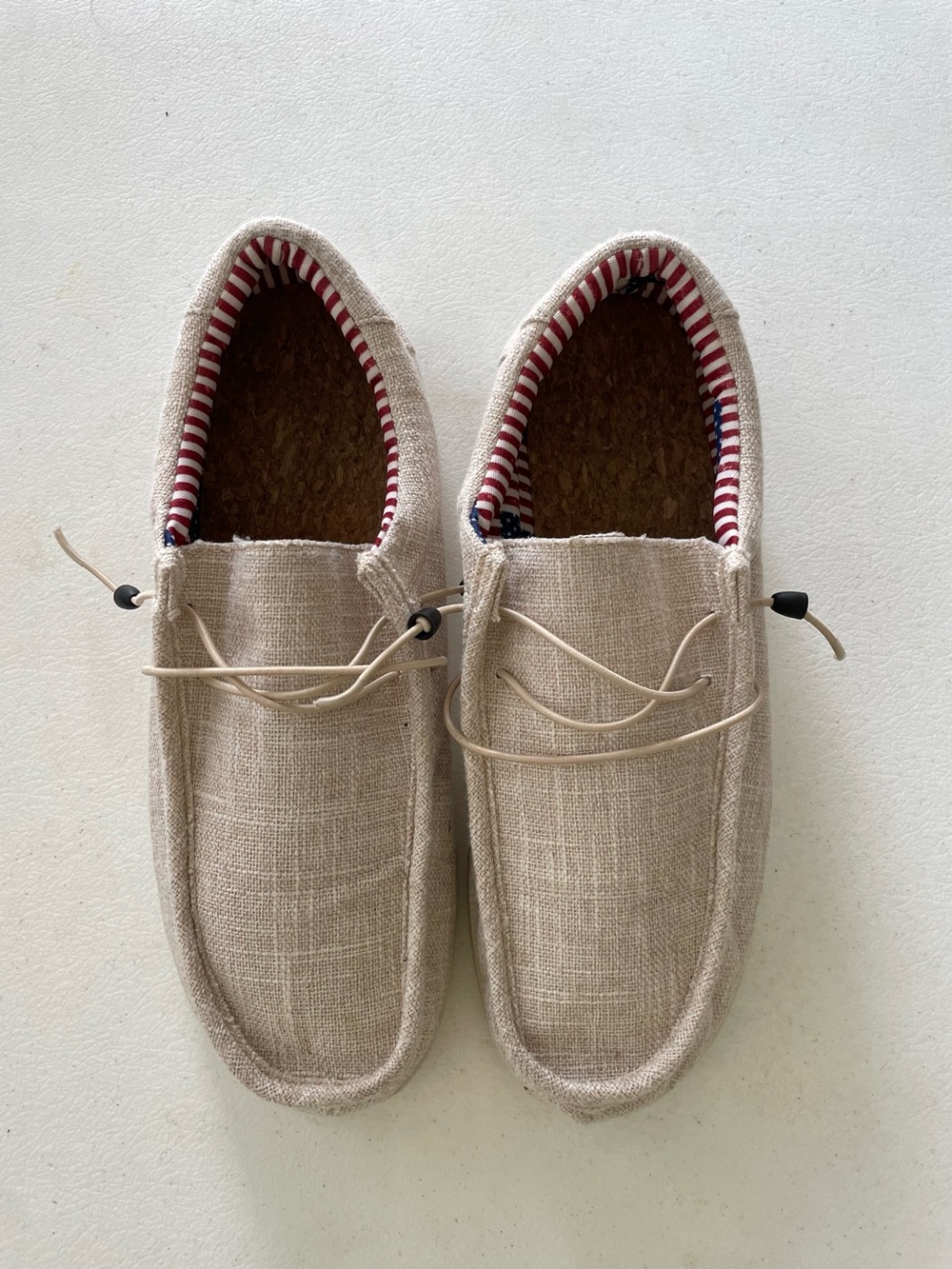Men's Casual Slip-On Loafers in Natural